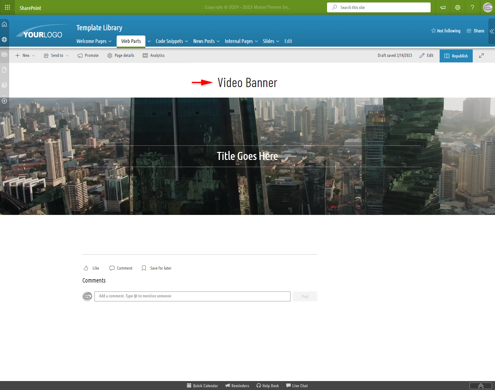 Sharepoint Templates and SharePoint Themes for Modern Intranet. Intranet Templates and Web Parts for SharePoint Online - Office 365